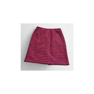 Red & Black Houndstooth Mini Skirt 💕🖤